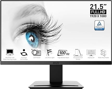 Monitor de computadora - MSI PRO MP223 21.45" 100Hz
